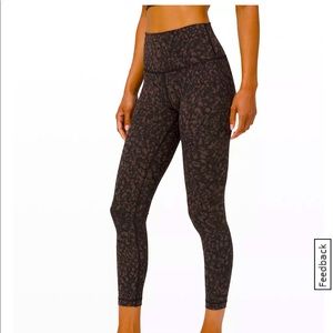 Lululemon Wunder Under Tight 25” size 8